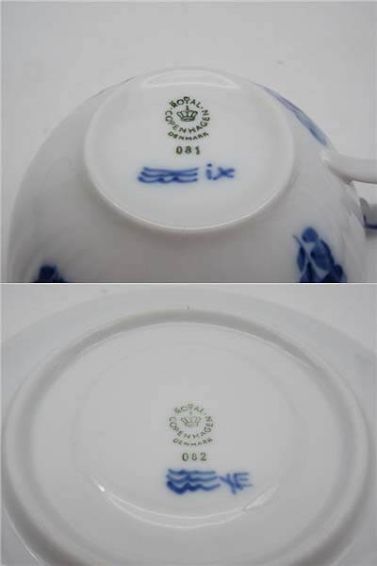 ROYAL COPENHAGEN（ロイヤルコペンハーゲン）　ティーカップ　ブルーフラワーカーブ 