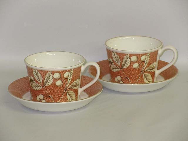 Wedgwood(ウェッジウッド)　フランシス　カップ＆ソーサー　2客セット