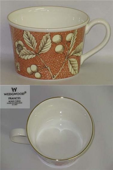 Wedgwood(ウェッジウッド)　フランシス　カップ＆ソーサー　2客セット