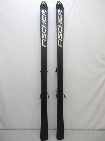 FISCHER（フィッシャー）　カービングスキー　2点セット　160cm　シルバー系