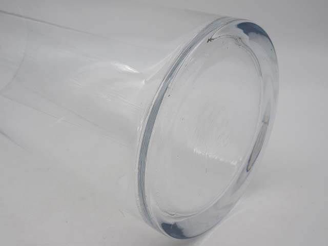 ガラス　花瓶　シリンダー型　クリア　フラワーベース