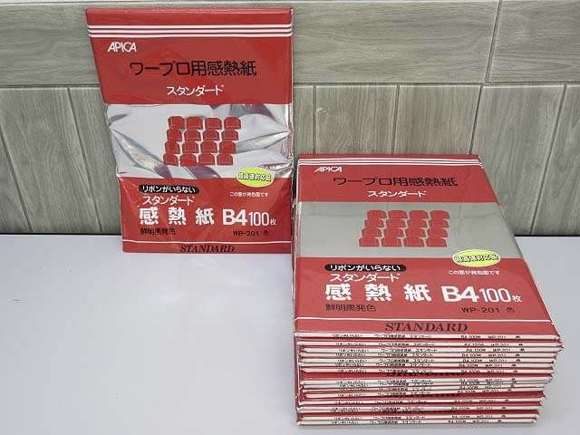 アピカ　ワープロ用感熱紙　B4　100枚　19個セット