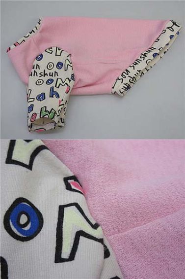 ハンドメイド　わんこの服　Mサイズ　Tシャツ　ピンク