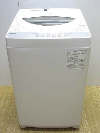 東芝　洗濯機　5kg　グランホワイト