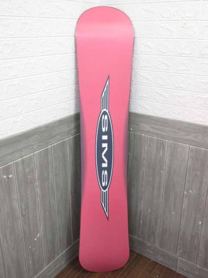 SIMS（シムス）　スノーボード　2点セット　150cm　レッド