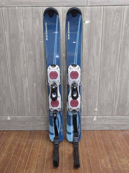 SALOMON（サロモン）　ショートスキー　2点セット　81cm　ブルー 　　　　　