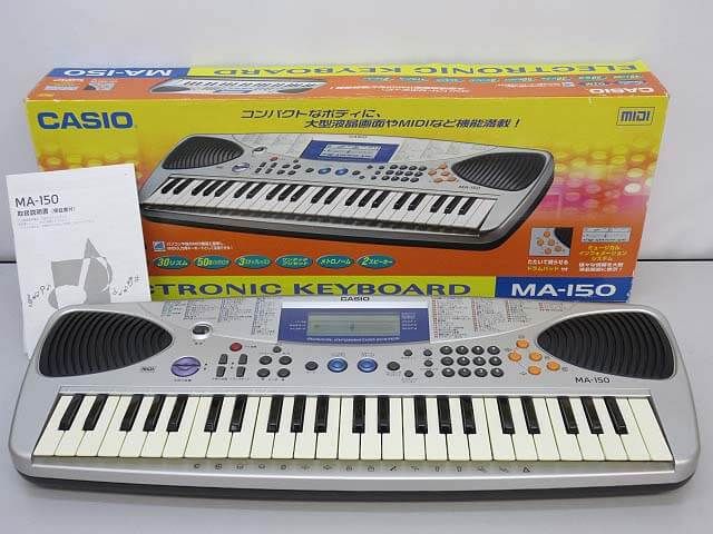 カシオ　電子キーボード　シルバー　49鍵盤