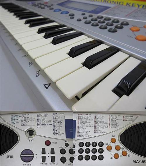 カシオ　電子キーボード　シルバー　49鍵盤