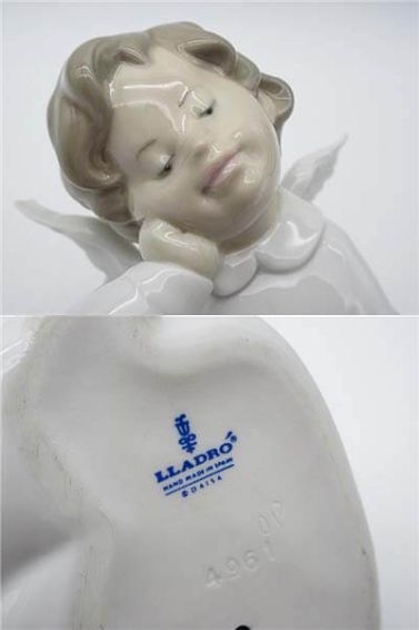 LLADRO（リヤドロ）　陶器人形　天使の考えごと