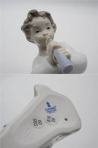 LLADRO（リヤドロ）　陶器人形　可愛いフルート