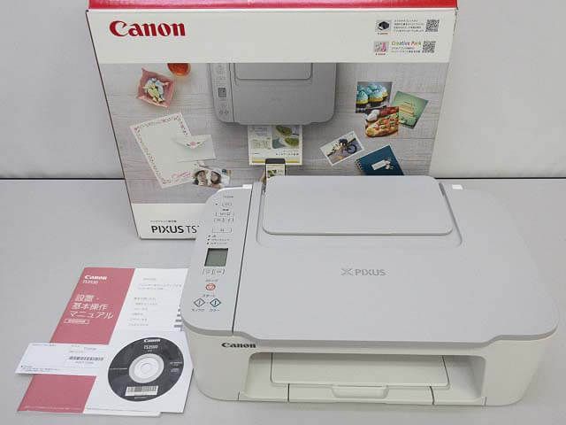 canon（キャノン）　インクジェットプリンター　ホワイト　A4　2022年製