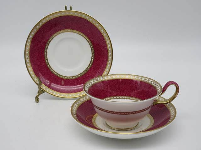 Wedgwood（ウェッジウッド）　ユーランダー　レッド　カップ＆ソーサー