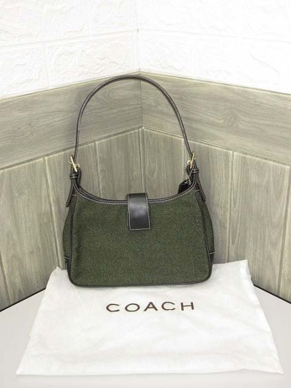 COACH(コーチ)　ハンドバッグ　グリーン