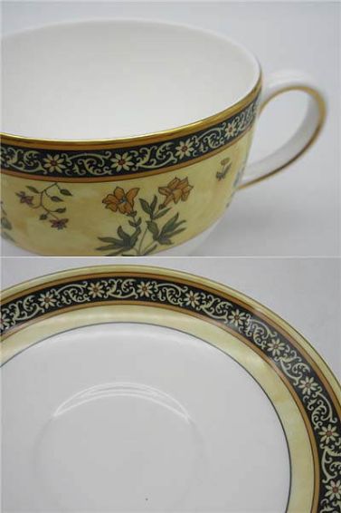 Wedgwood（ウェッジウッド）　カップ＆ソーサー　インディア　イエロー　1客