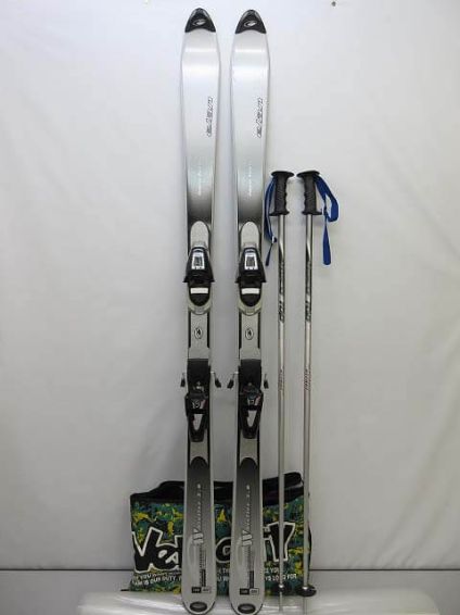 エラン　カービングスキー　3点セット　160cm　グレー系