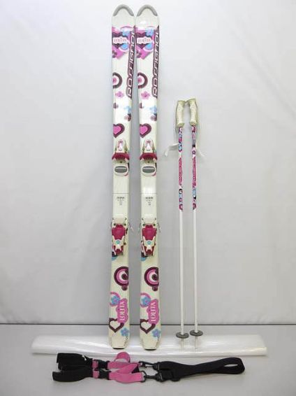 ROSSIGNOL（ロシニョール）　ジュニア　スキー3点セット　140cm　白