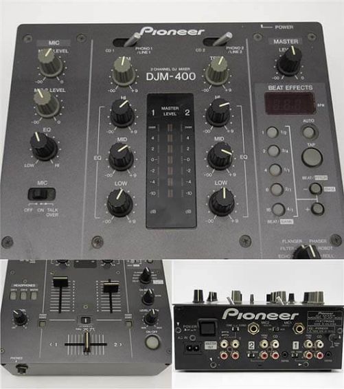 pioneer（パイオニア）　DJ用ミキサー　ブラック　2ch 