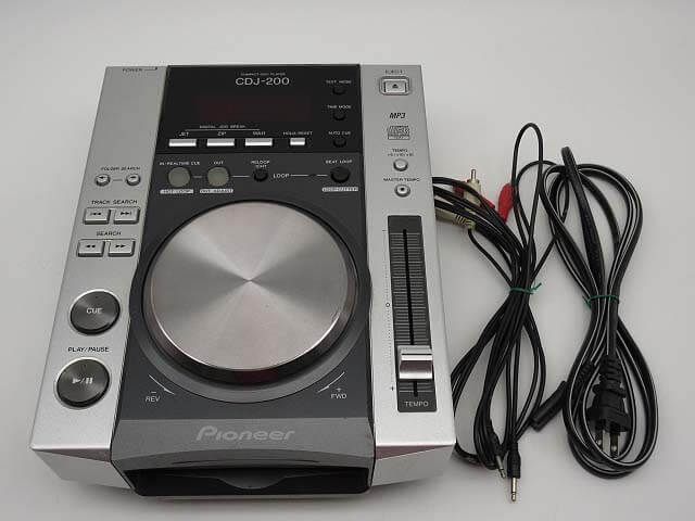 pioneer（パイオニア）　DJ用CDプレーヤー　シルバー