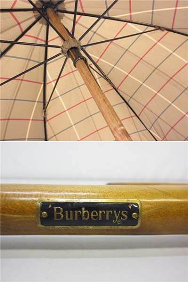 Burberry's（バーバリー）　長傘　59cm　メガチェック　ブラウン系