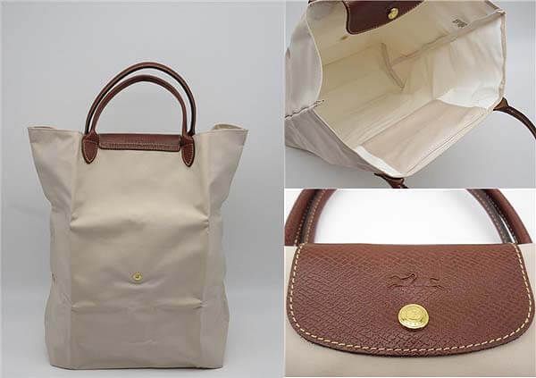 LONGCHAMP（ロンシャン）　折りたたみ　トートバッグ　ベージュ