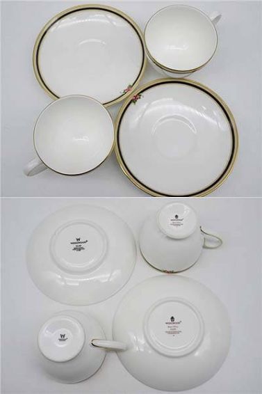 WEDGWOOD（ウェッジウッド）　カップ＆ソーサー　2客セット　クリオ