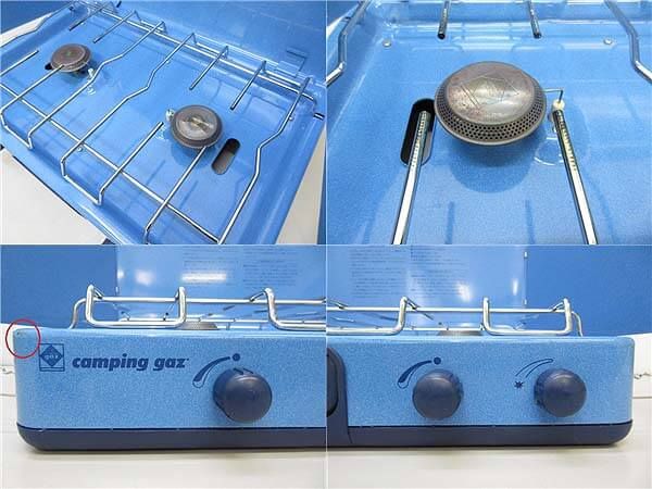 キャンピングガス　ガスツーバーナーコンロ　ブルー　camping gas