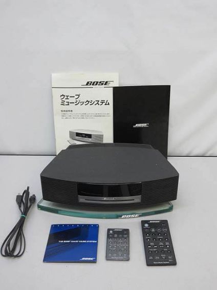 BOSE（ボーズ）　Wave Music System　AWRCCB　ブラック　ガラス台付き