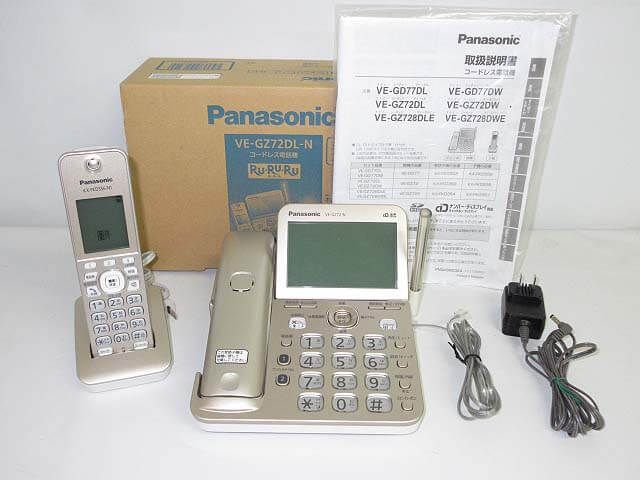 Panasonic（パナソニック）　コードレス電話機　元箱入り　RU・RU・RU　子機1台付