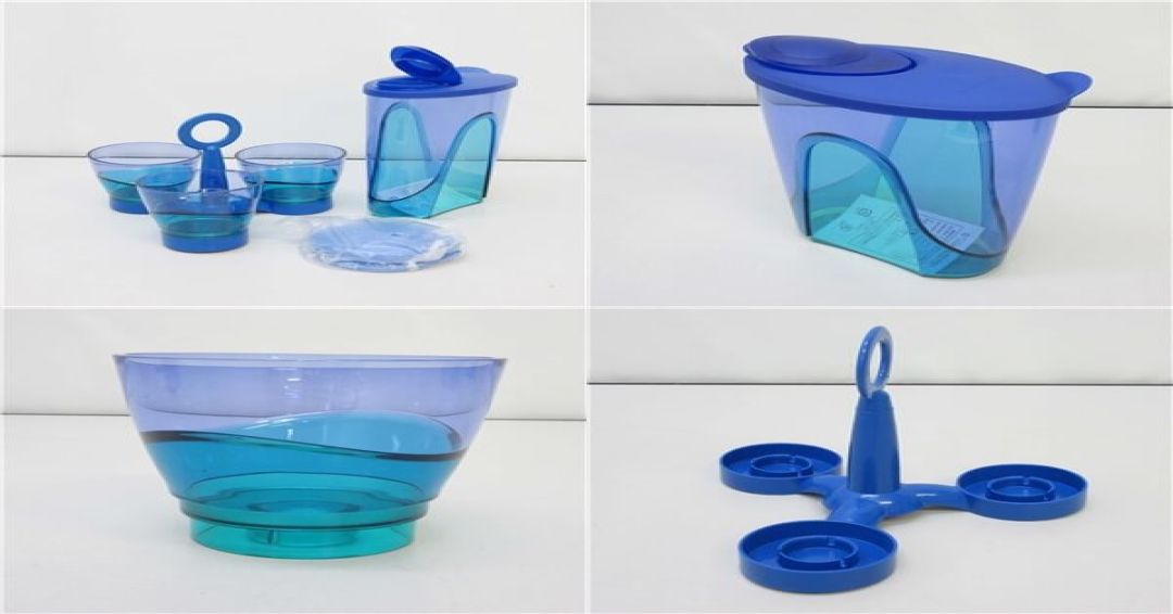 タッパーウェアセット　ソルベデリキーパー3個　エレガンシアワルツ＆ピッチャー　デリキーパー　Tupperware