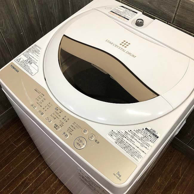 洗濯機　5kg　東芝　縦型　ホワイト　TOSHIBA