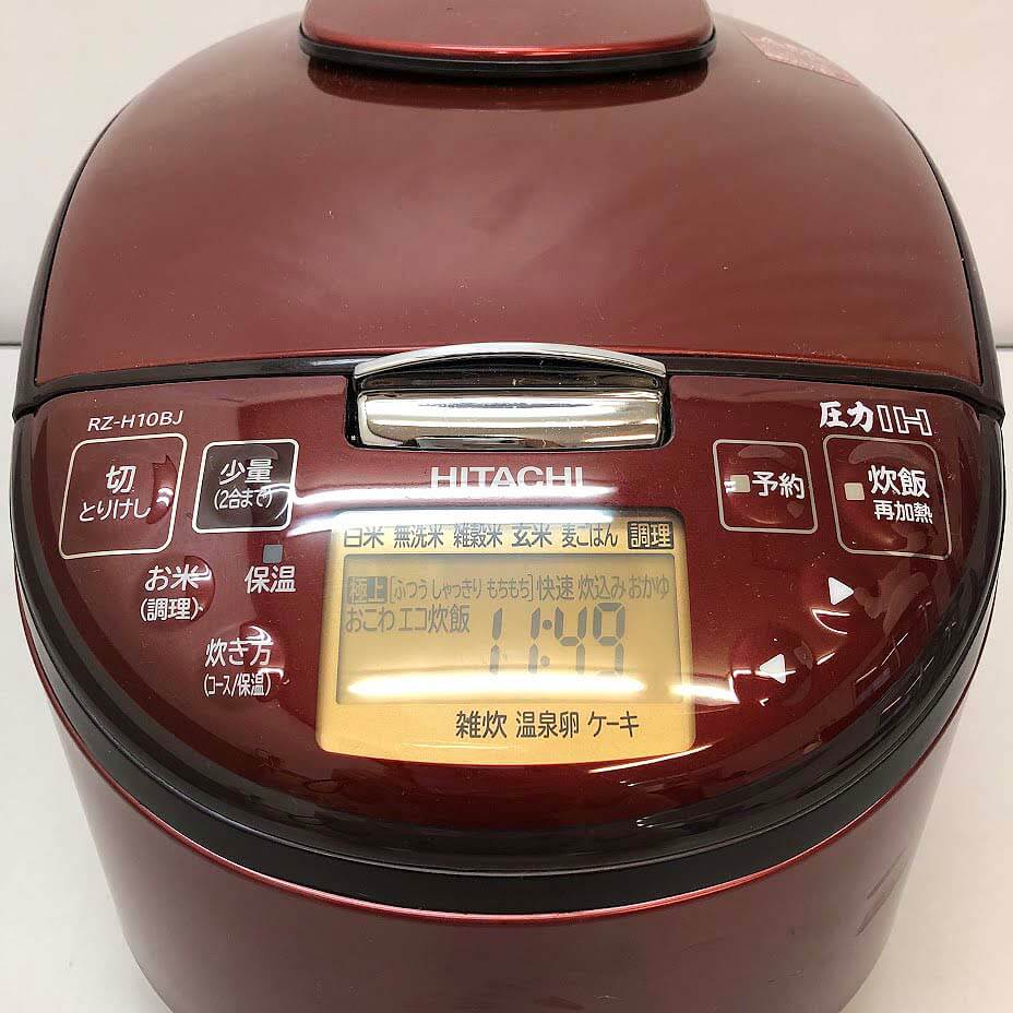 日立 圧力IH炊飯器 5.5合 レッド HITACHI IHジャー炊飯器 赤