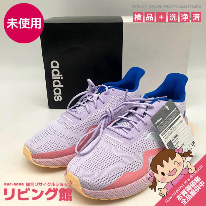 アディダス　ランニングシューズ　23.5cm　薄紫　元箱入り　adidas　NOVA RUN X　EG8595　ノバ ラン