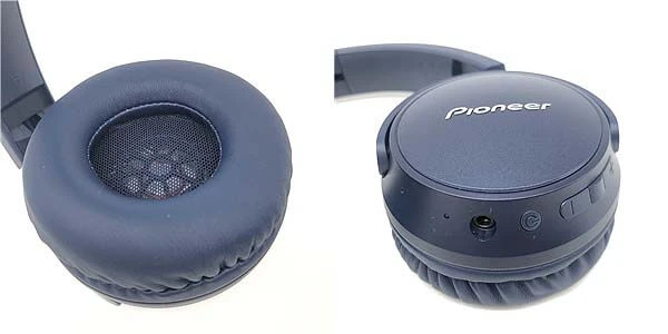 ワイヤレスヘッドホン　ブルー　パイオニア　pioneer　ノイズキャンセリング　オーバーヘッド