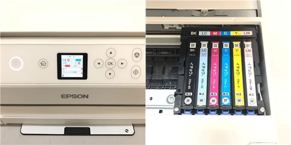 エプソン インクジェットプリンター ホワイト 取扱説明書付 EPSON カラリオ 白 A4 複合機 Wi-Fi対応