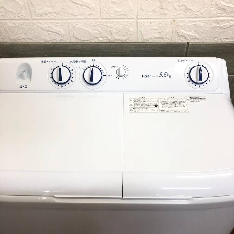 ハイアール 2槽式洗濯機 5.5kg ホワイト Haier 二槽式 洗濯機