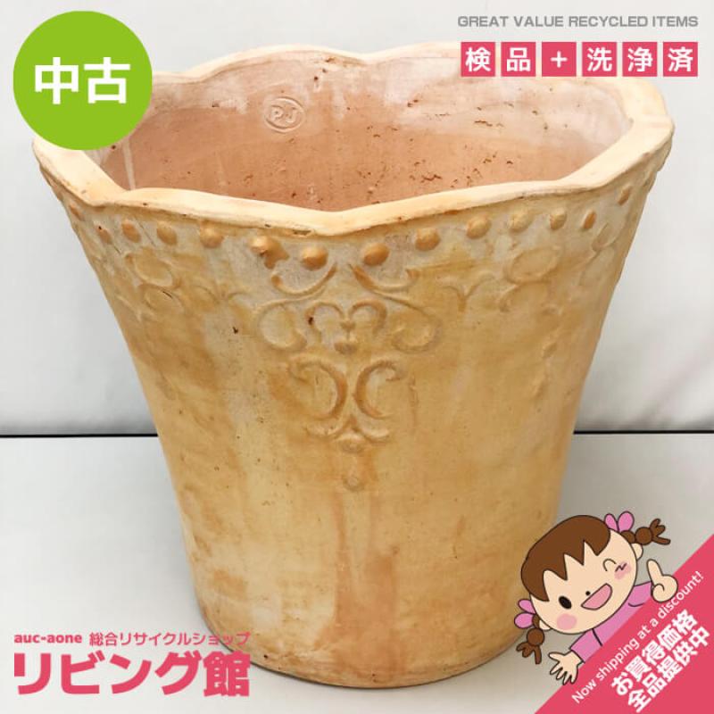 テラコッタ 植木鉢 12号 フラワーポット プランター 陶器鉢 素焼き デザイン オシャレ 園芸