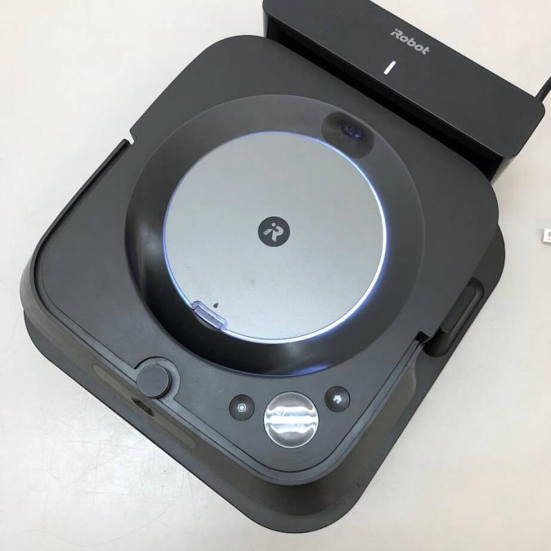 iRobot ブラーバ m6 床拭きロボット ブラック 取扱説明書付 元箱付 アイロボット 自動 Braava jet フロアモッピングロボット 黒