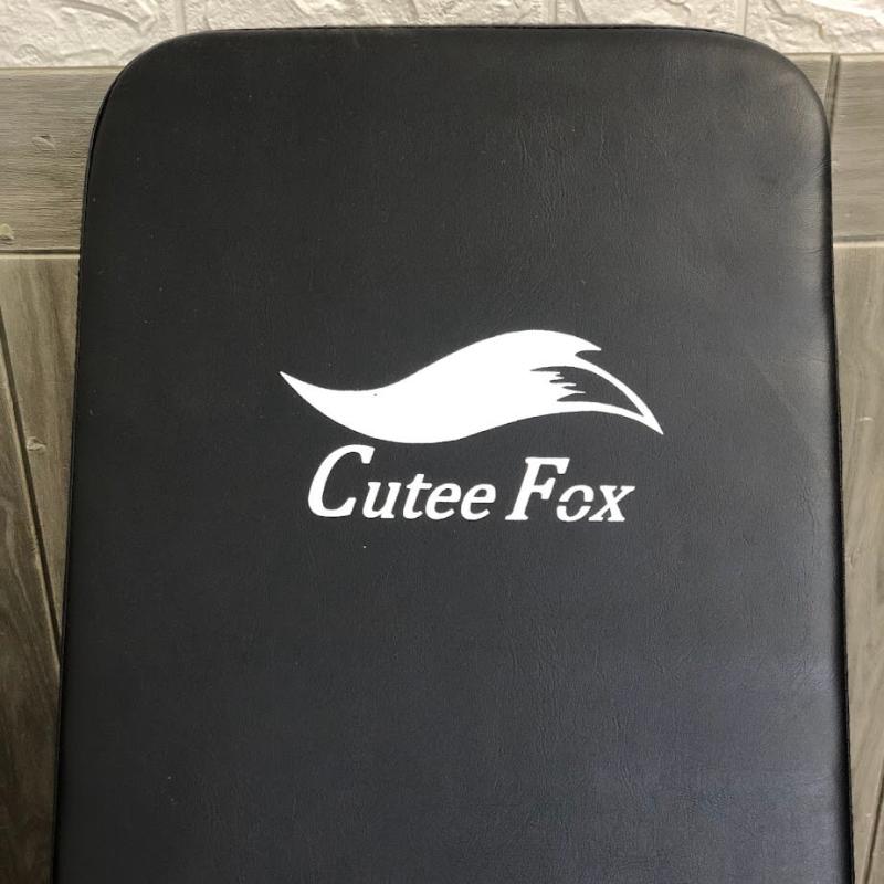 CuteeFox トレーニングベンチ ブラック シットアップベンチ 黒 腹筋ベンチ 角度調整可 トレーニング 筋トレ