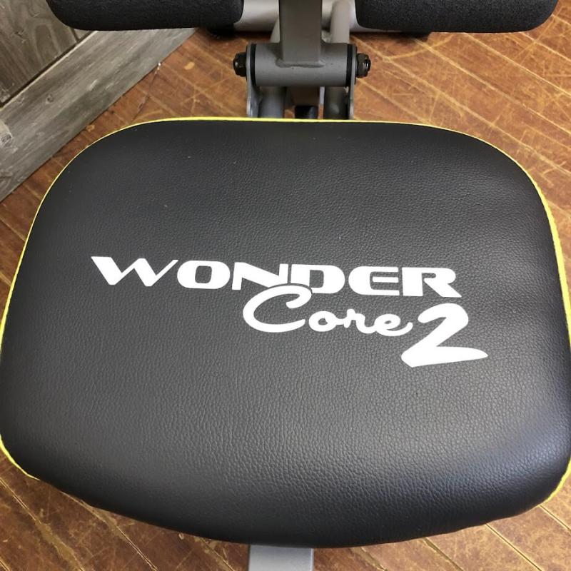 ショップジャパン ワンダーコア2 イエロー 取扱説明書付 WONDER Core トレーニングベンチ トレーニングマシン