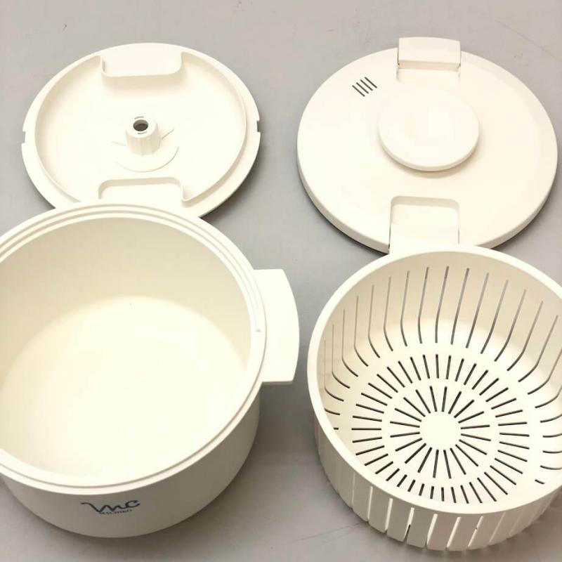電子レンジ調理器 クック膳 おまけ付 元箱入り 電子レンジ専用調理鍋 ホワイト COOK-ZEN 煮る 炊く 蒸す