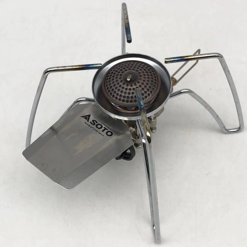 SOTO レギュレーターストーブ ST-310 屋外専用 取扱説明書付 シングルガスバーナー カセットボンベ コンパクト キャンプ アウトドア