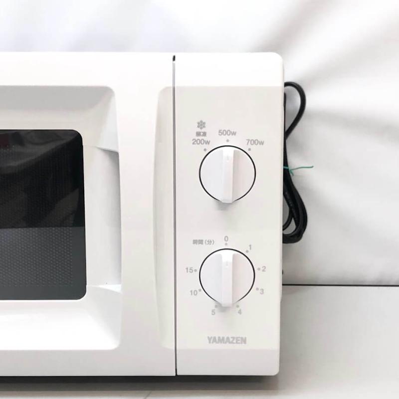 ヤマゼン 電子レンジ 50Hz専用 ホワイト YAMAZEN 単機能レンジ 東日本専用 ターンテーブル式 200/500/700W 山善