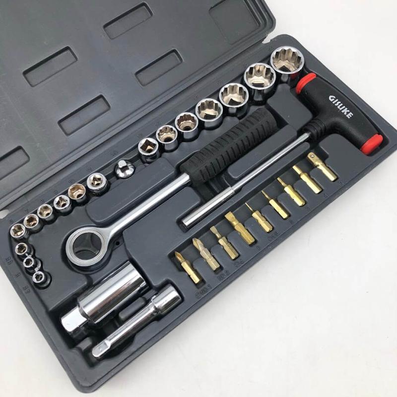 家庭用工具3点セット GISUKE ソケットレンチセット30PCS ANEX 8本組ドライバーセット 電工ラバーグリップ 日本製 プロ仕様