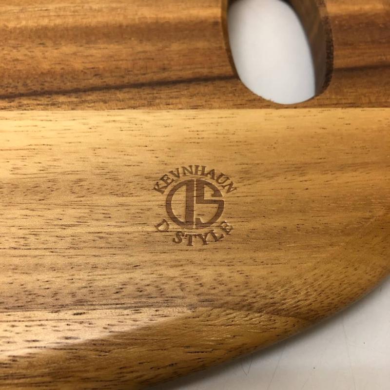 両手鍋＆木製まな板セット 和平フレイズ IH対応両手鍋 RA-9228 深鍋 20cm ワインレッド ガラス蓋付 ケヴンハウン オーバルカッティングボード