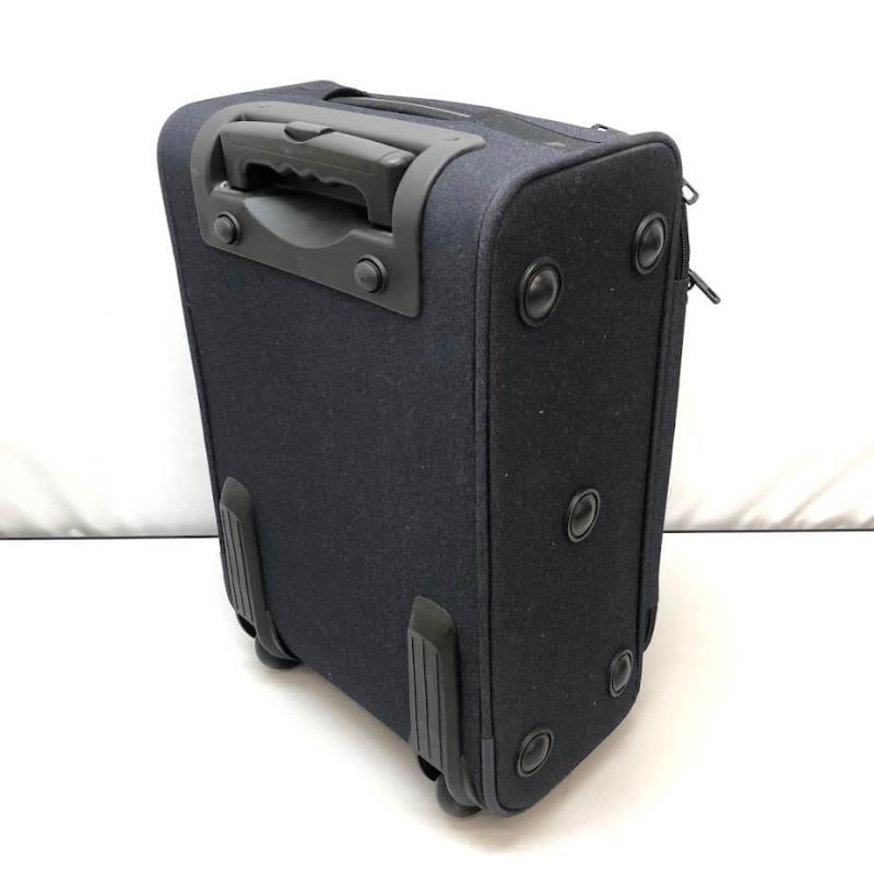 アメリカンツーリスター ソフトキャリーケース 紺 ジッパー式 2輪 南京錠付き 小型 スーツケース ネイビー 旅行バッグ 鞄 キャリーバッグ