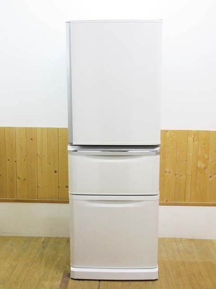 三菱　冷凍冷蔵庫　335L　ホワイト