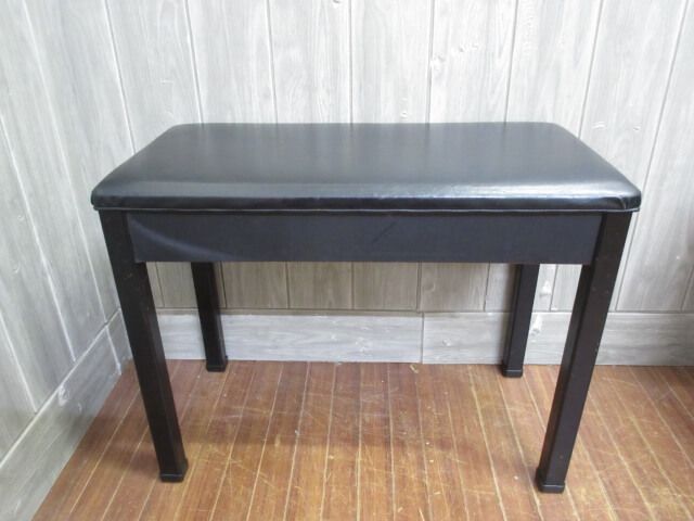 ヤマハ　ピアノ椅子　ブラック　高さ固定タイプ　ベンチ