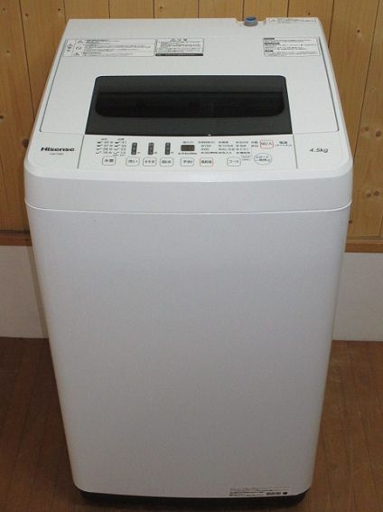 Hisense(ハイセンスジャパン)　洗濯機　4.5kg