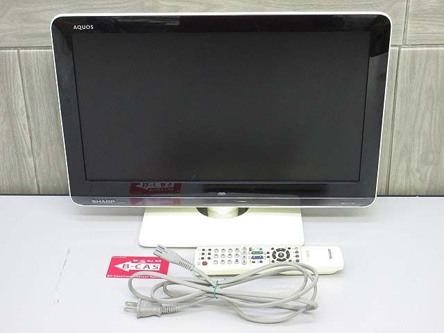 SHARP(シャープ)　液晶テレビ　19インチ　ホワイト