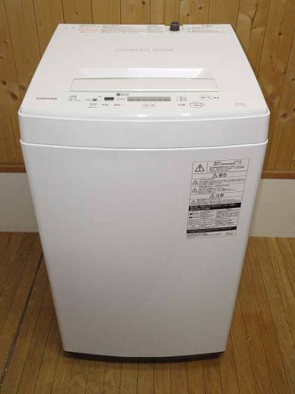東芝　洗濯機　4.5kg　ホワイト